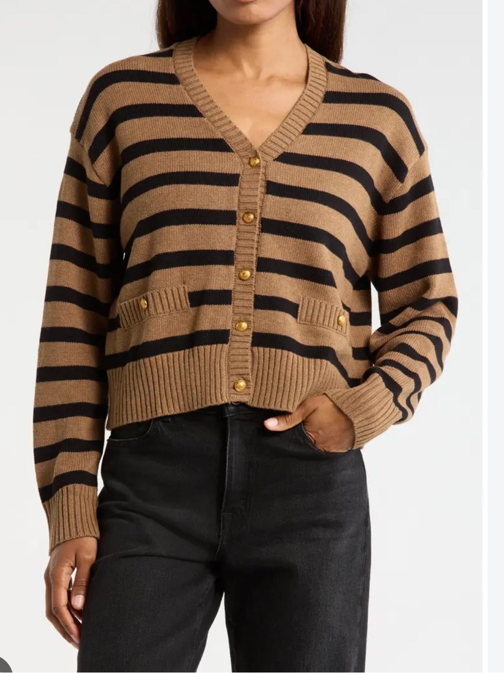 NWT Classic Striped Cotton Sweater